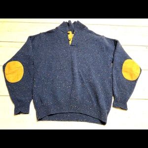 Vintage Pendleton USA Wool Sweater Shawl XL Fleck